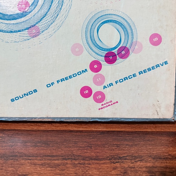 13 Air Force Reserve Radio Programs Vinyl Records (7 Records) - Picture 5 of 7